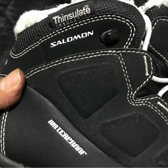 Salomon Black Waterproof Winter Boots - Picture 2 of 7